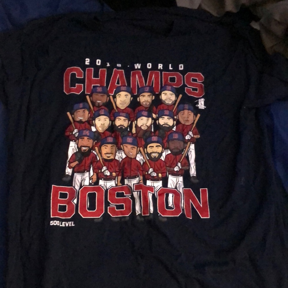 Red Sox 2018 world champs t shirt